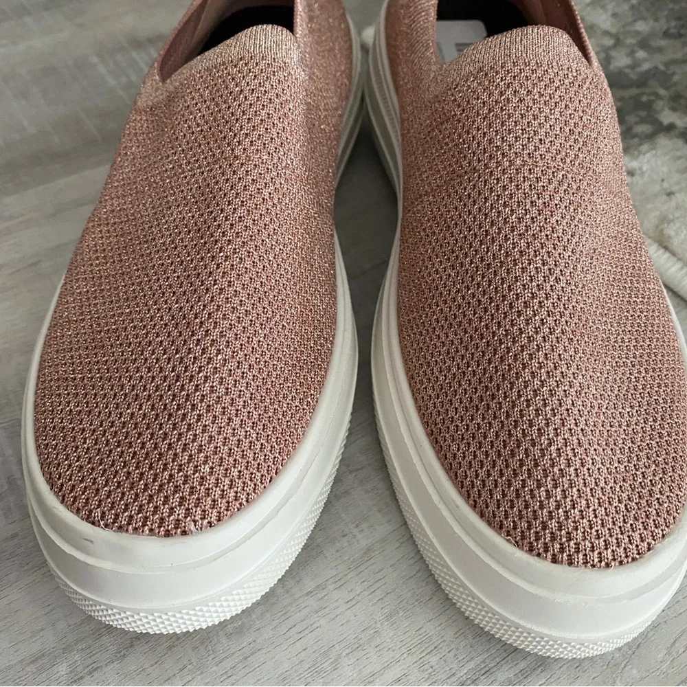 Carvela Campaign Stretch Pink Slip-On Sneakers